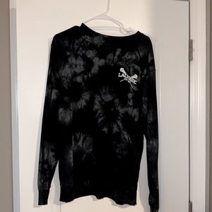 Lacrosse tie-dye crew